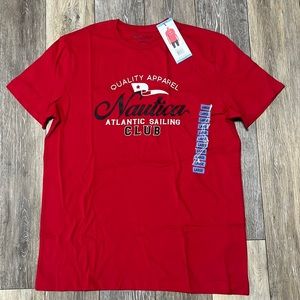 Men’s red Nautica T-shirt